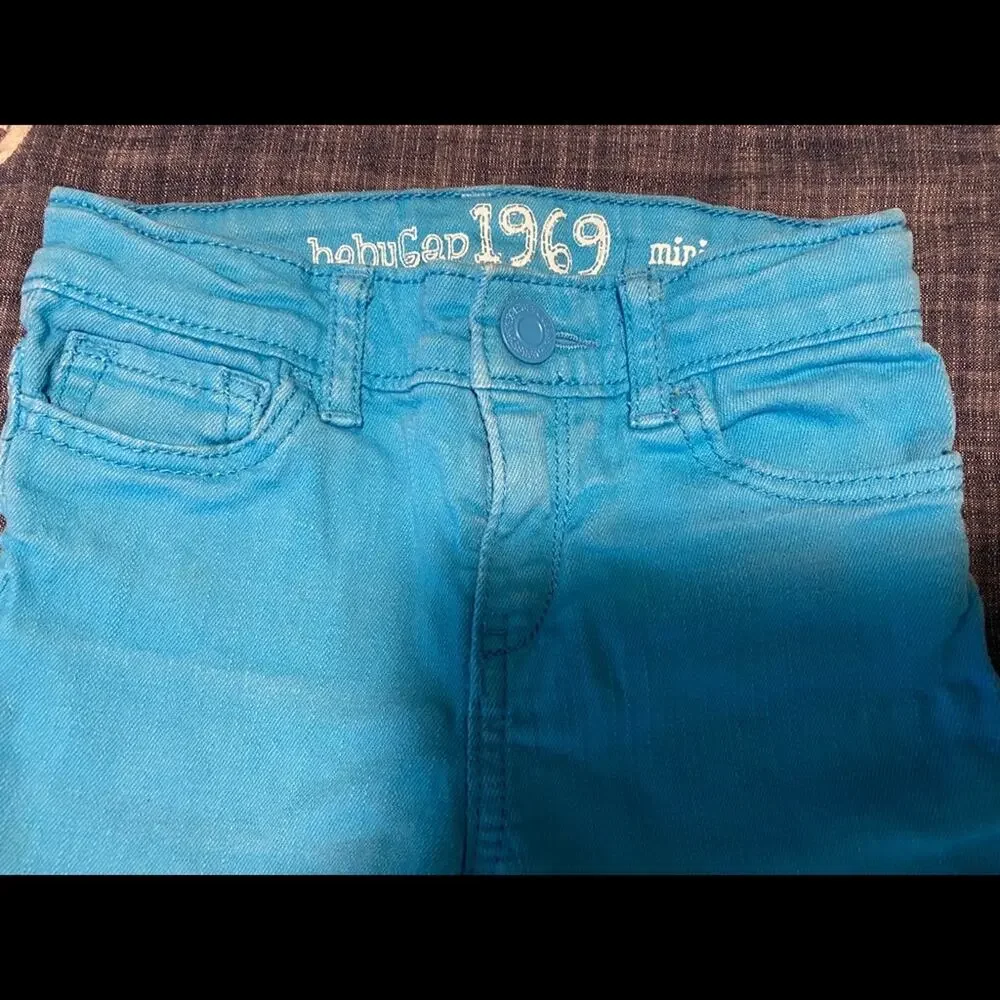 Baby Gap Mini Skinny Bright Blue Jeans 3yrs old
